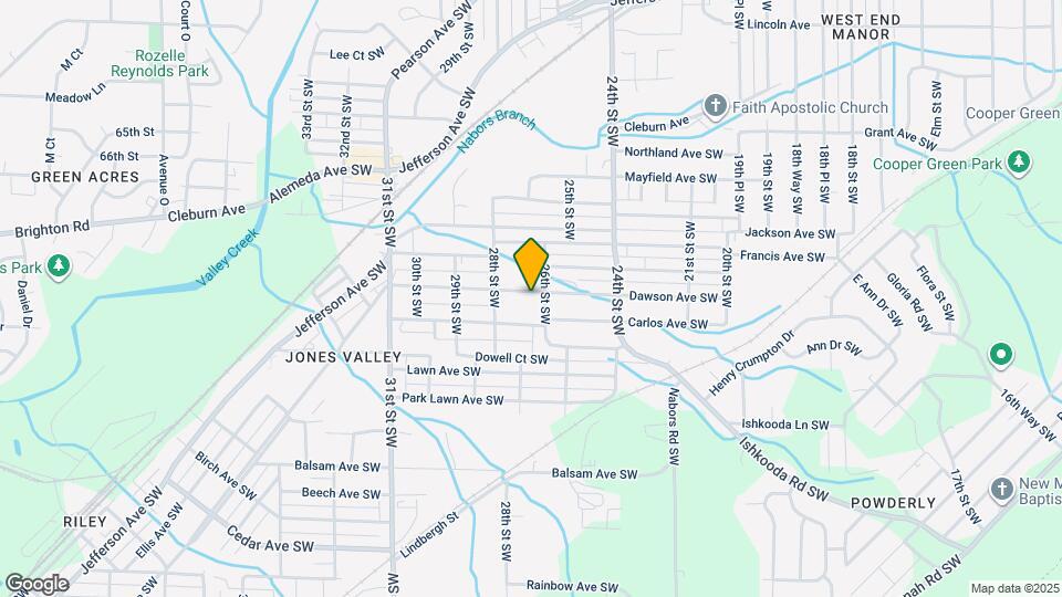 2703 Dawson Ave SW Map and Location Details