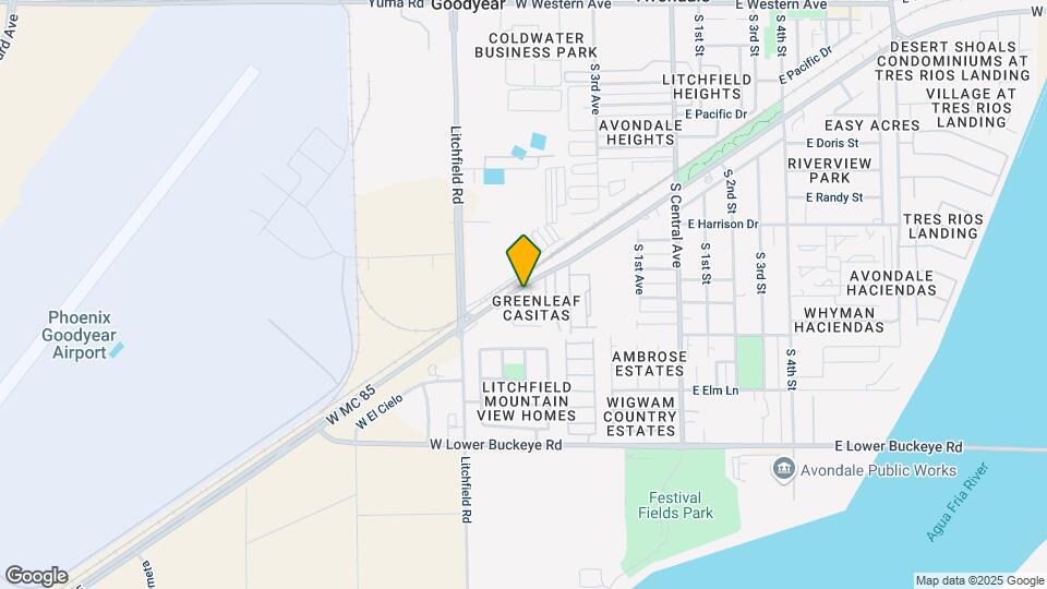 810 S Greenleaf Ln Map and Location Details