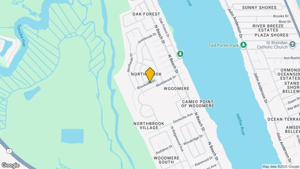 909 Brookside Dr Map and Location Details