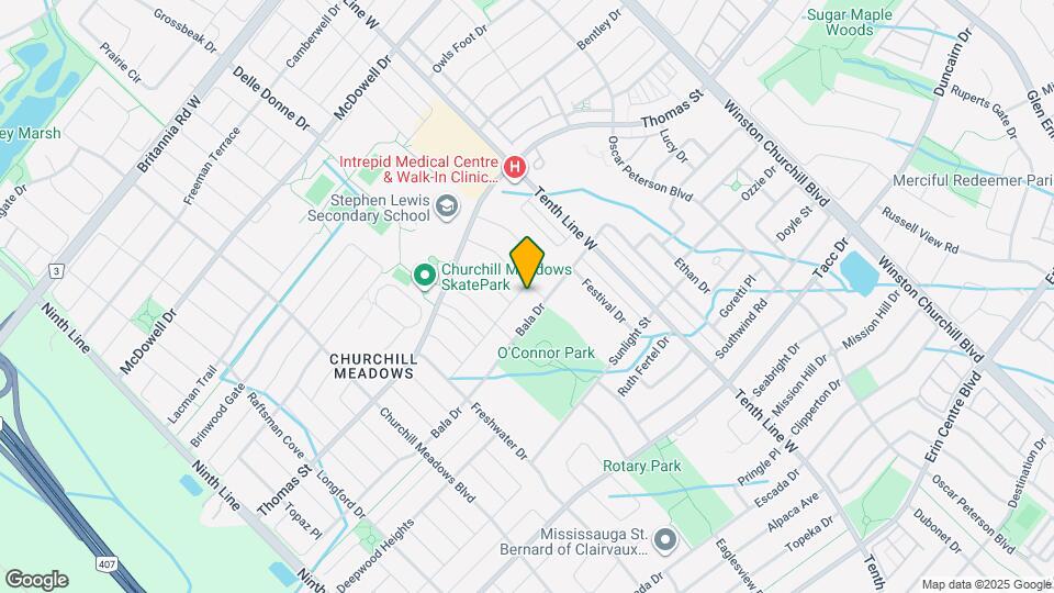 3492 Fountain Park Ave Map and Location Details