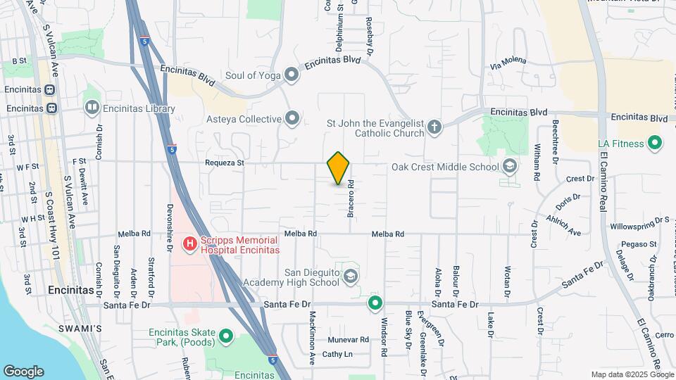 820 Bracero Rd Map and Location Details