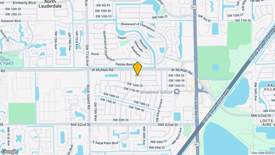 1540 SW 67th Ave Map and Location Details