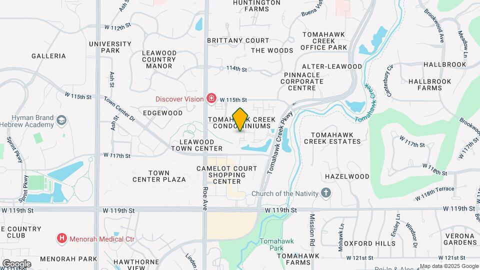11624 Tomahawk Creek Pkwy Map and Location Details