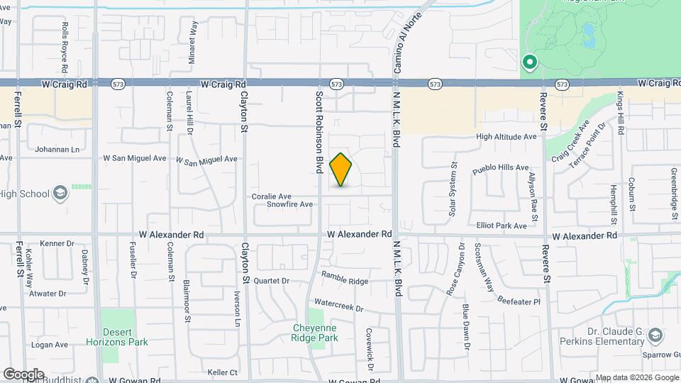 1705 Cowboy Path Ave Map and Location Details