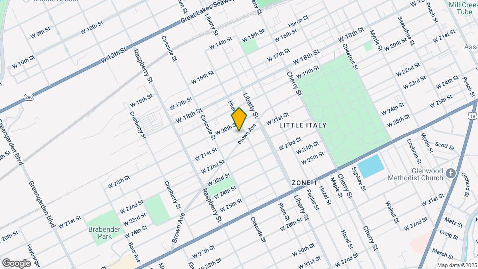 910 W 21st St Mapa y Detalles de la Ubicación