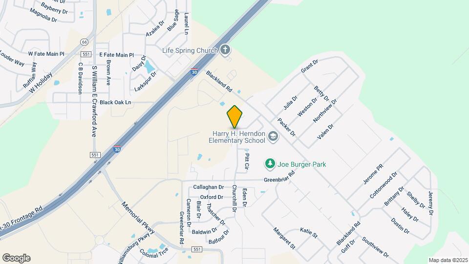 1073 N Churchill Dr Map and Location Details