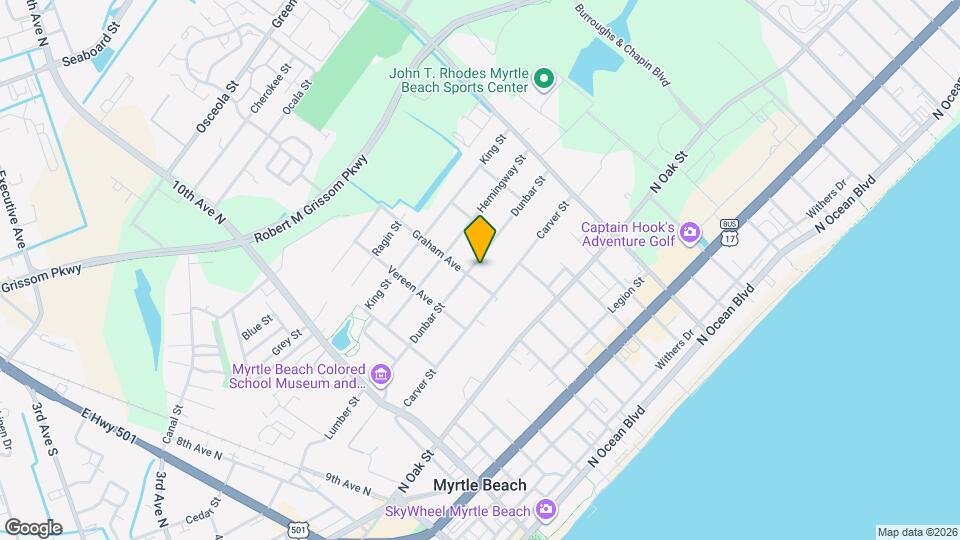 1302 Dunbar St, Unit 2 Map and Location Details