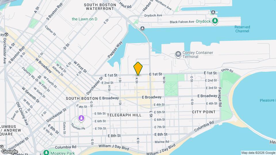 142 K St, Unit 2 Map and Location Details