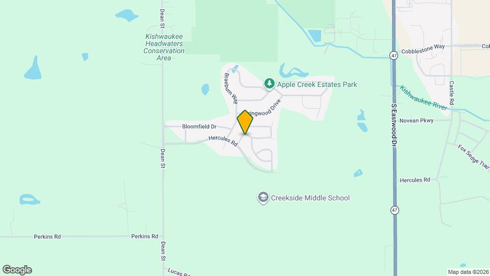 206 Wildmeadow Ln Map and Location Details