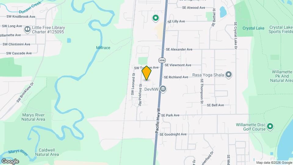 2465 SW Pickford St Map and Location Details