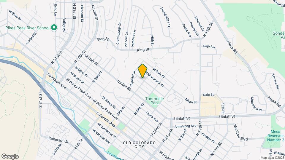 2503 W Willamette Ave Map and Location Details