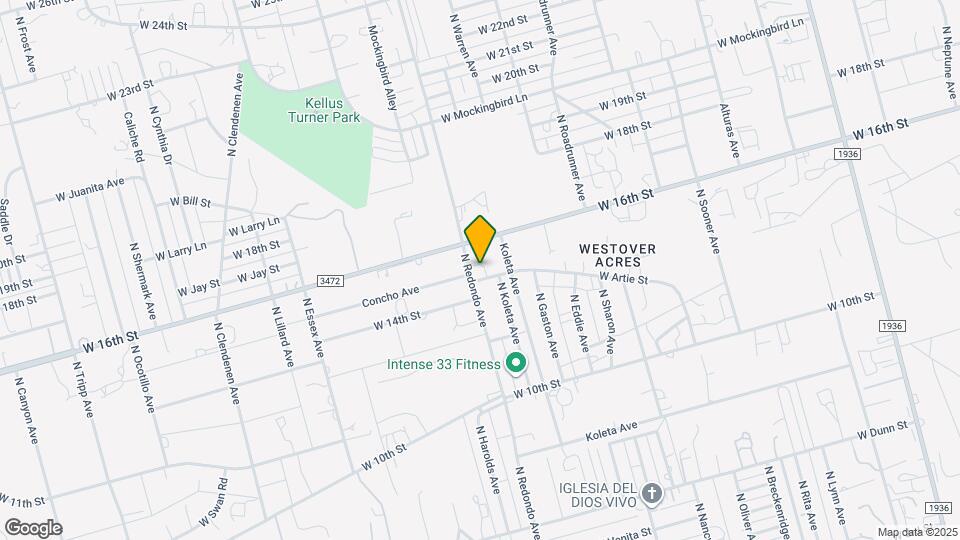 1400 N Redondo Ave Map and Location Details