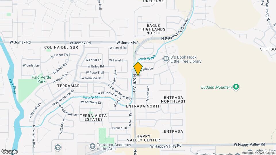 25832 N 66th Dr Mapa y Detalles de la Ubicación
