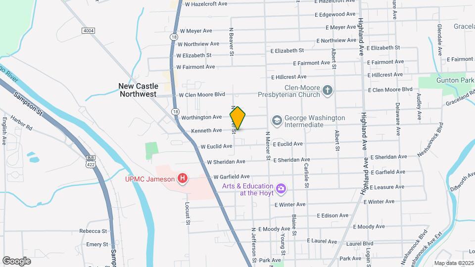 1502 N Beaver St Mapa y Detalles de la Ubicación