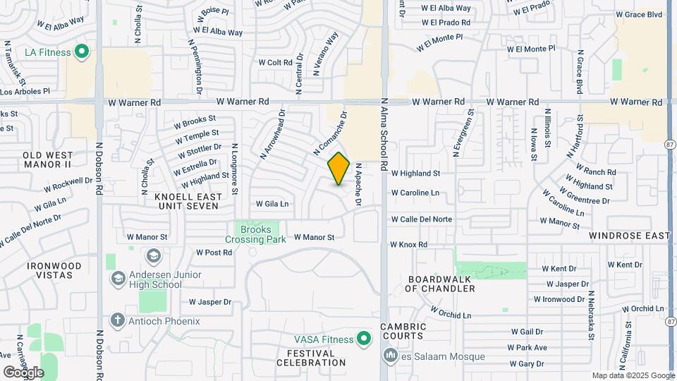 1126 W Highland St Map and Location Details