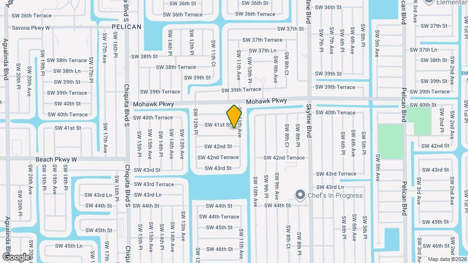 1107 SW 41st Terrace Map and Location Details