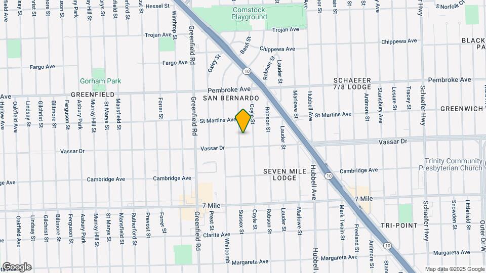 19446 Sussex St Map and Location Details