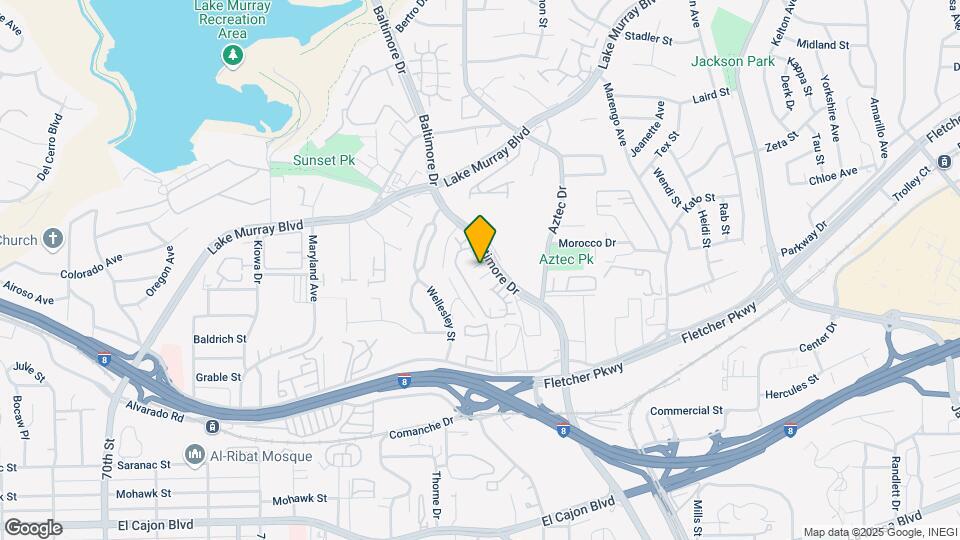 5440 Baltimore Dr Map and Location Details