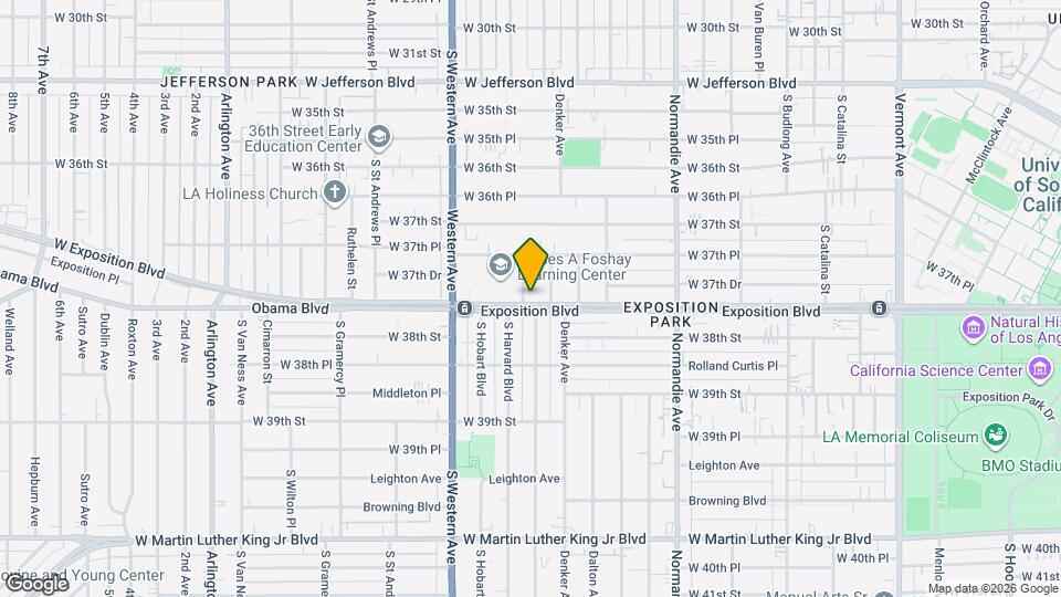 3768 S Harvard Blvd, Unit Los Angeles Unit 3 Mapa y Detalles de la Ubicación