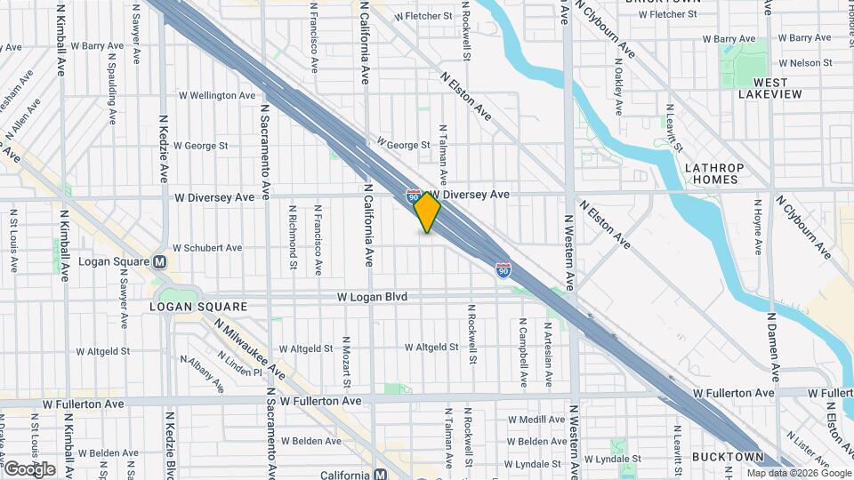 2654 W Schubert Ave Map and Location Details