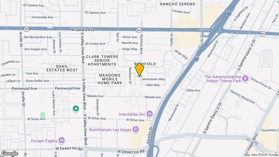 2812 Richfield Blvd Map and Location Details