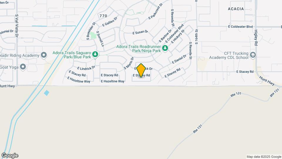 2414 E Hazeltine Way Map and Location Details