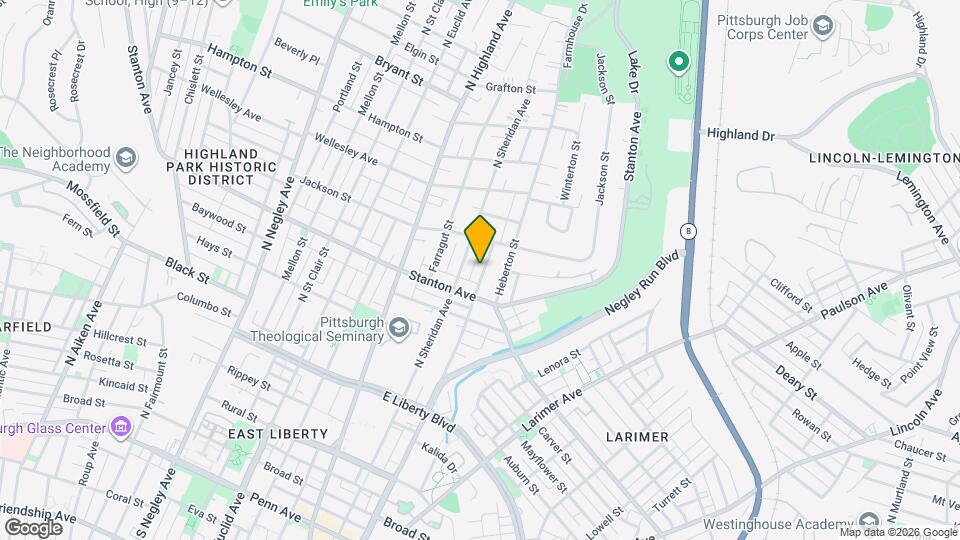 825 Collins St Map and Location Details