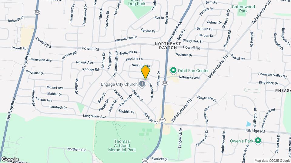 5239 Pocono Dr Map and Location Details