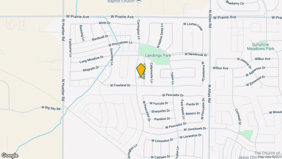 7327 N Bedford Ln Map and Location Details