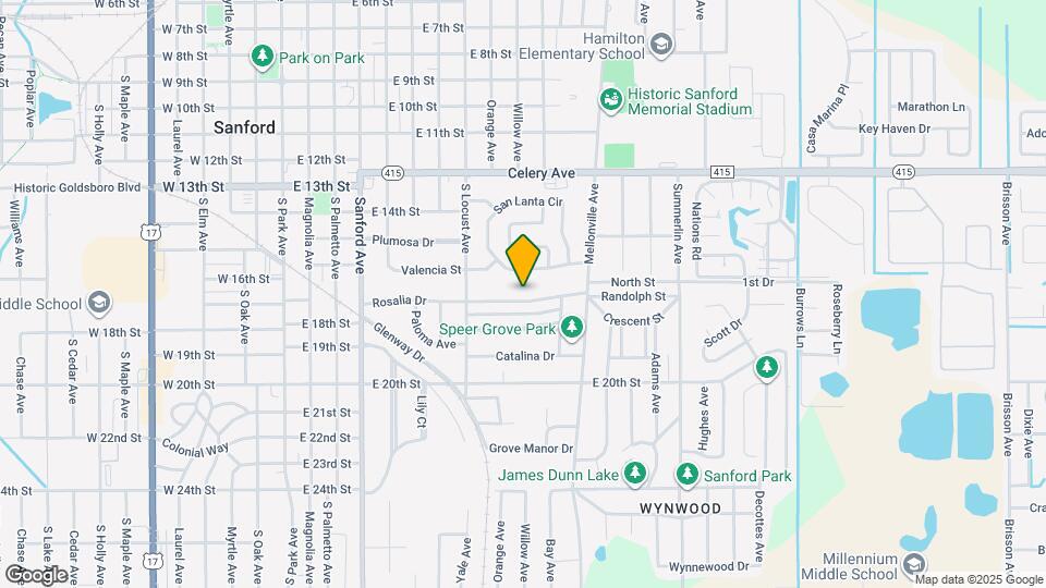 822 Rosalia Dr Map and Location Details