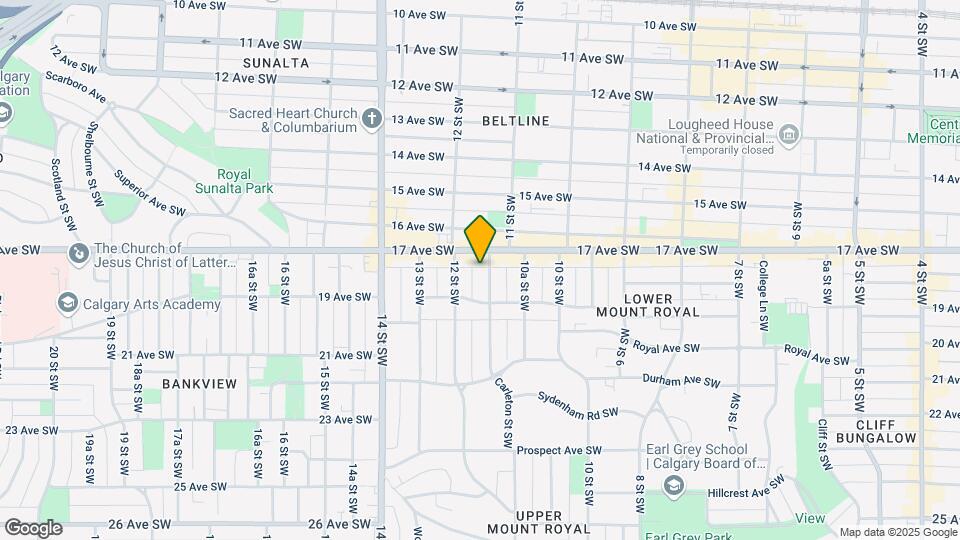 1711 11th St SW Map and Location Details