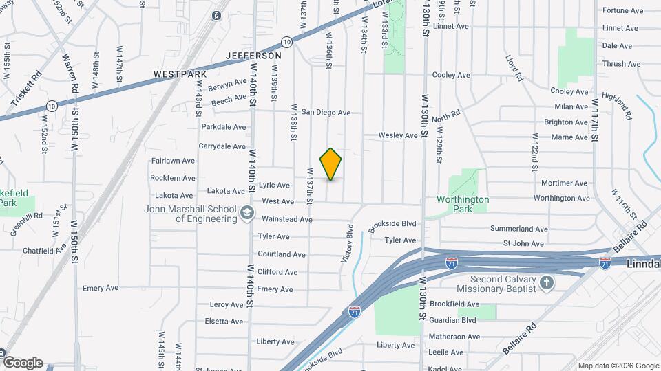 3871 W 136th St Map and Location Details