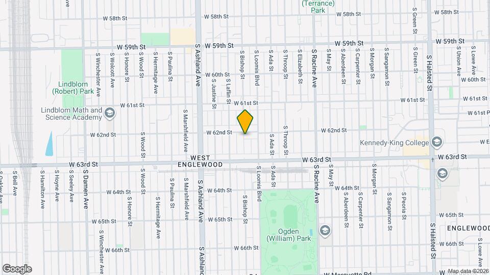 6207 S Bishop St Map and Location Details