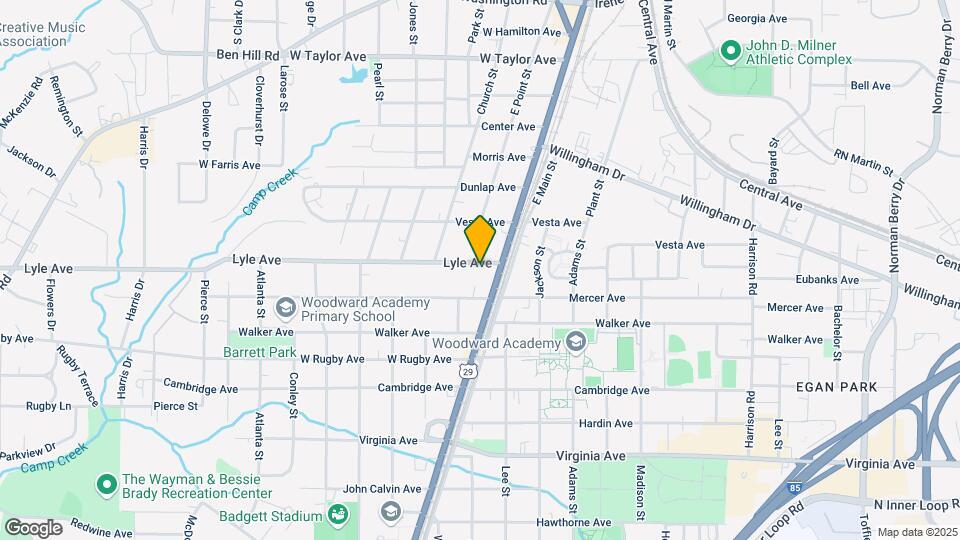 1744 Lyle Ave Map and Location Details