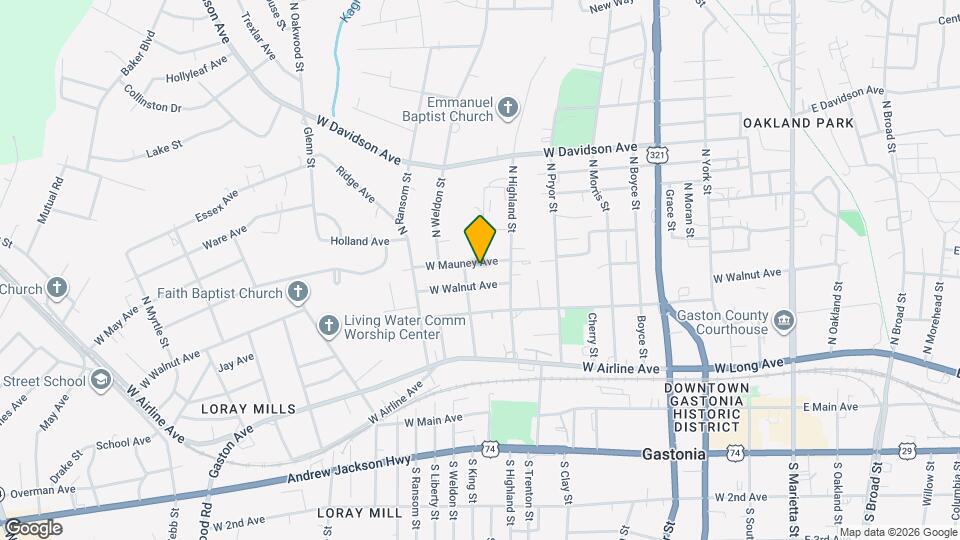 815 W Mauney Ave Map and Location Details