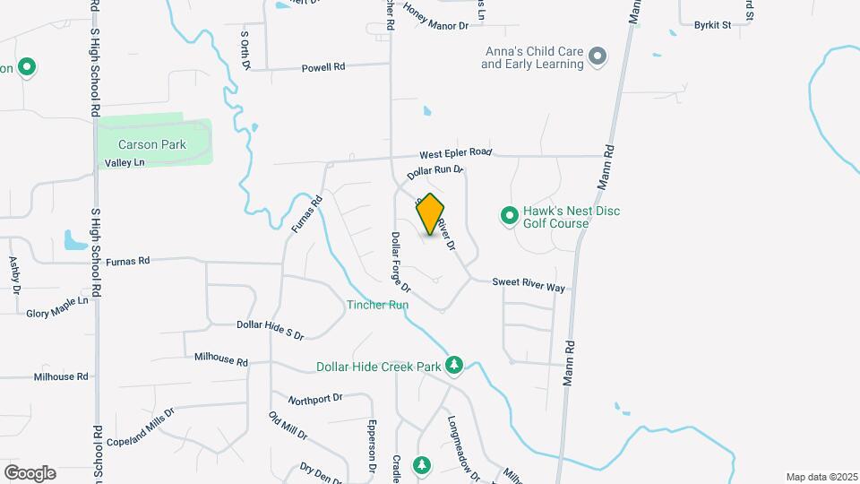 5416 Powder River Ct Map and Location Details