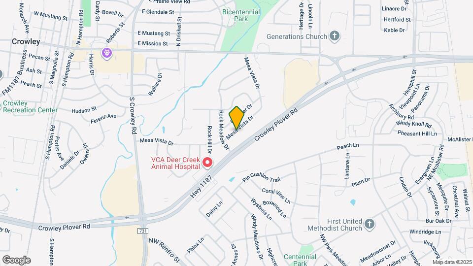 924 Mesa Vista Dr Map and Location Details