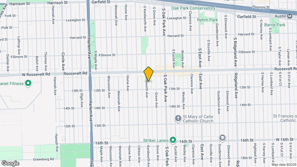 1233 Kenilworth Ave Map and Location Details