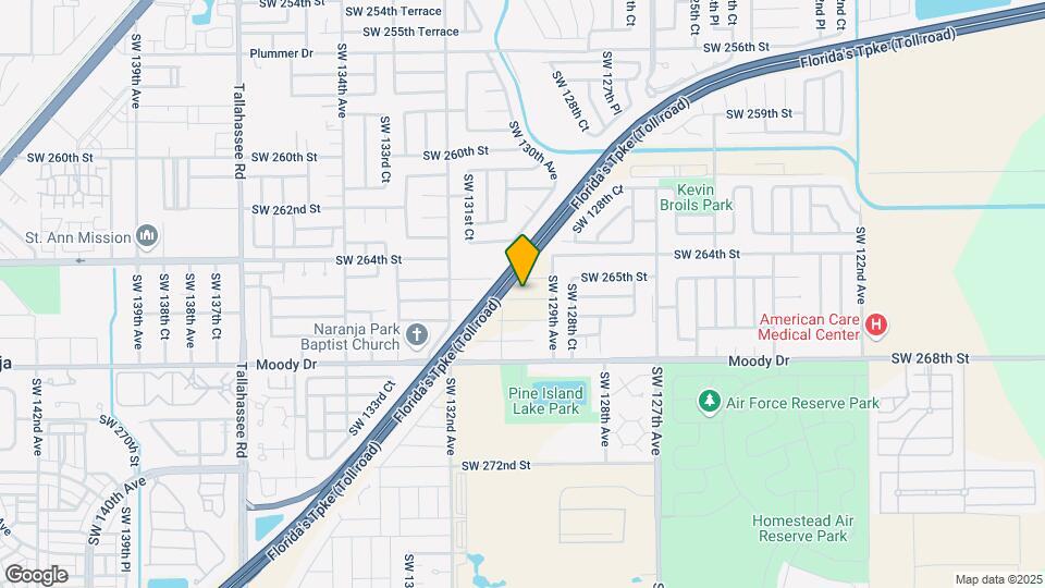 12953 SW 265th Terrace Map and Location Details