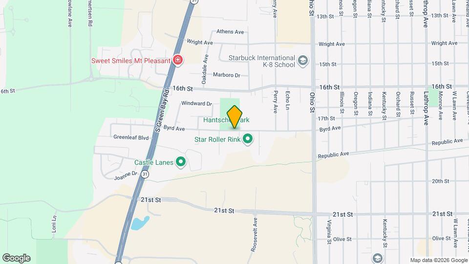 5303 Byrd Ave Map and Location Details