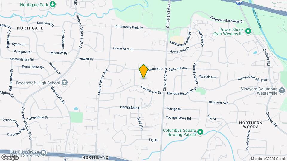 6168 Fortin Ct Map and Location Details