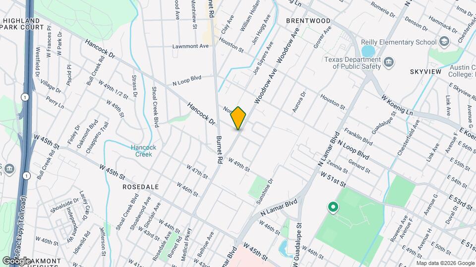 5006 Woodrow Ave Map and Location Details