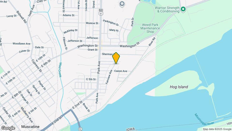 611 Fairview Ave Map and Location Details