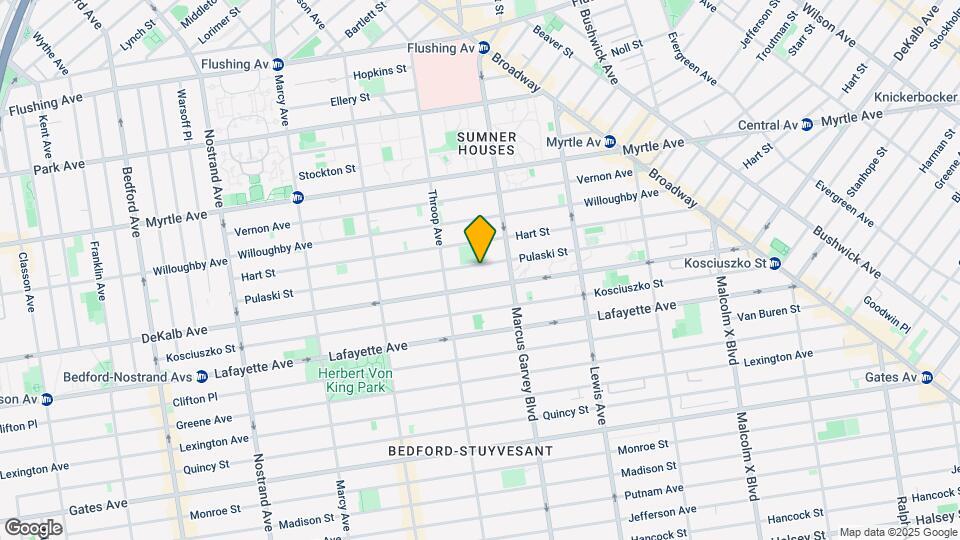 250 Pulaski St Mapa y Detalles de la Ubicación
