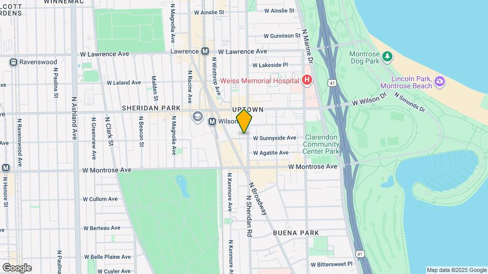 4502 N Sheridan Rd, Unit 2 Map and Location Details