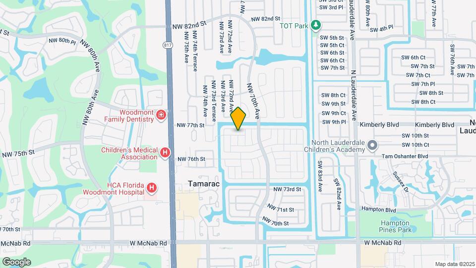 7205 NW 76th Pl Map and Location Details