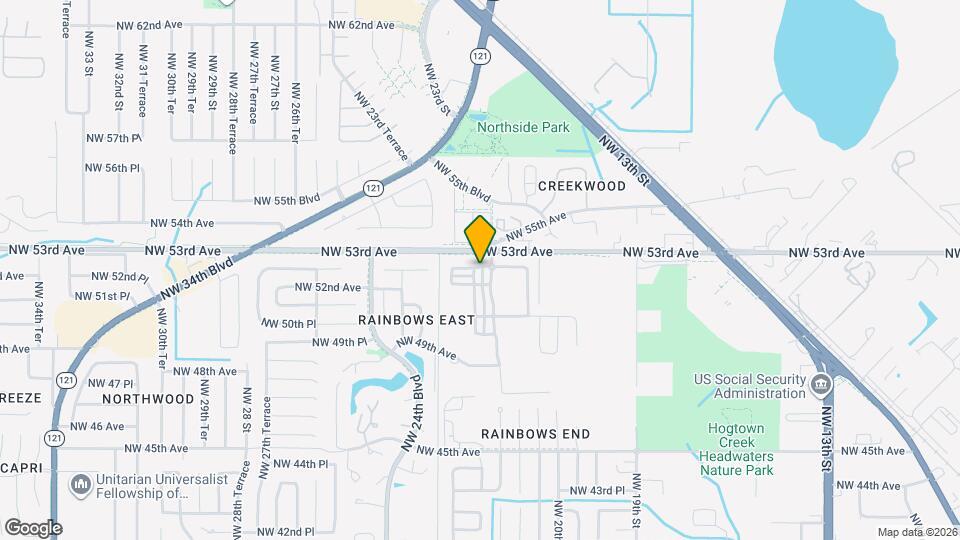 5179 NW 22nd St Map and Location Details