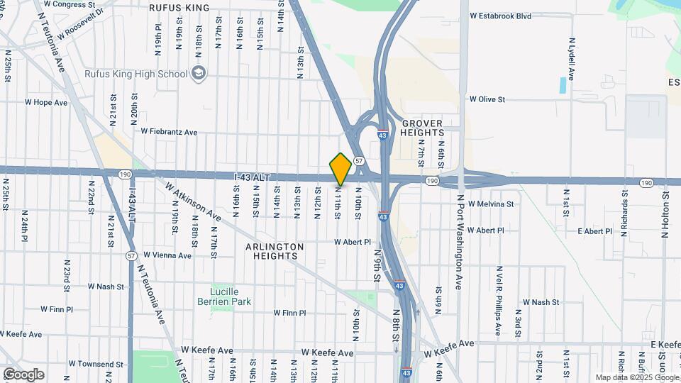 3950 N 11th St Map and Location Details