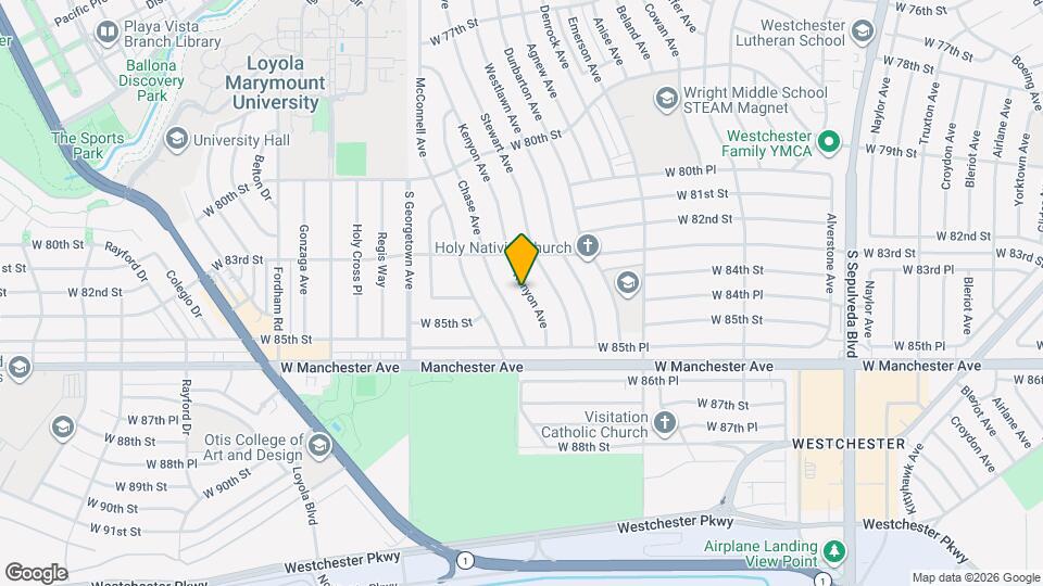 8339 Kenyon Ave Map and Location Details