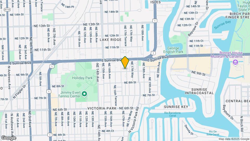 1721 NE 9th St Map and Location Details